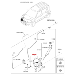 Бачок омивача 98620-2K500 Mobis