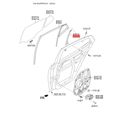 Направляюча скла дверей права 83520-2T000 Mobis