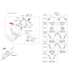 Кермо (рульове колесо) голе 56120-2T100VA Mobis