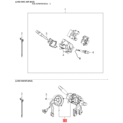 Гайка кріплення колеса 0K9A2-37160 Mobis