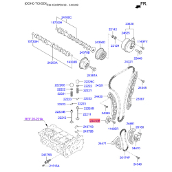 Натяжитель, цепь привода 24410-2E300 Mobis