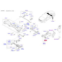 Сайлентблок заднего продольного рычага правый 55275-2T000 Mobis