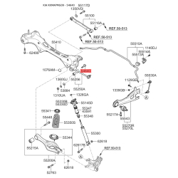 Болт развальный (эксцентрик) заднего нижнего рычага 54640-2G000 Mobis
