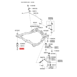 Болт кронштейна поперечной балки (подрамника) 62484-2F000 Mobis