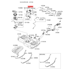 Абсорбер, топливная система, комплектующие 31453-0S000 Mobis