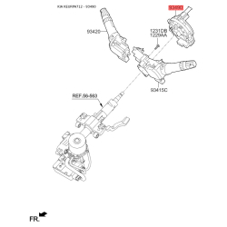 Віта пружина, подушка безпеки 93490-3V110 Mobis