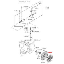 Диск сцепления 41100-28610 Mobis