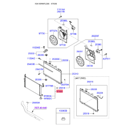 Радіатор кондиціонера 97606-2F001 Mobis