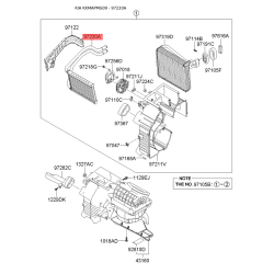 Радіатор пічки 97138-2G000 Mobis