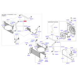 Шланг радиатора верхний 25411-2G100 Mobis