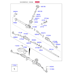 Рулевой механизм 56500-1W100 Mobis
