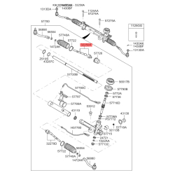 Тяга рульова права 57724-1G100 Mobis
