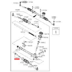 Тяга рульова 56540-1G000 Mobis