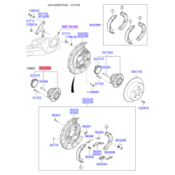 Ступица колеса 52730-1M000 Mobis
