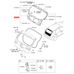 Обивка багажника 81750-1M010VA Mobis