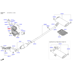 Каталізатор 289C0-2U040 Mobis