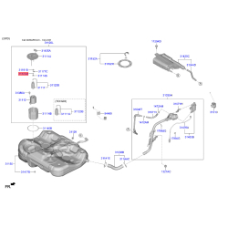 Кольцо уплотнительное топливной системы 31123-2J250 Mobis