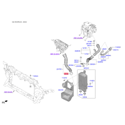 Хомут, повітряний шланг компресора 28292-3A070 Mobis