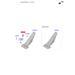 Заглушка педалі акселератора 32794-B1000 Mobis