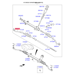 Наконечник кермової тяги правий 56820-3V400 Mobis