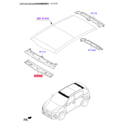 Каркас крыши 67121-D9000 Mobis