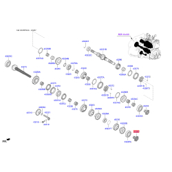 Втулка КПП 43216-26151 Mobis