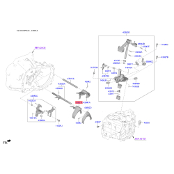 Вилка перемикання передач 43861-26600 Mobis