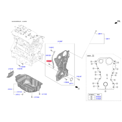 Болт КПП 11403-06106K Mobis