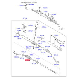 Чехол (пыльник, гофра) рулевого механизма 57740-2B000 Mobis