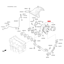 Турбокомпресор 28201-2A810 Mobis