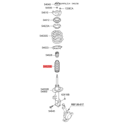 Пилозахисний комплект амортизатора 54625-3Q000 Mobis