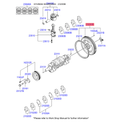 Маховик 23200-4A002 Mobis