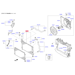 Радиатор охлаждения двигателя 25310-C5180 Mobis