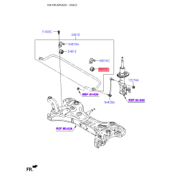 Втулка стабилизатора 54813-1W000 Mobis