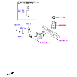 Пружина ходовой части 55350-2W320 Mobis