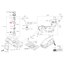 Прокладка датчик рівня палива 31115-2D000 Mobis