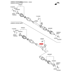 Подушка двигателя 49560-2P050 Mobis