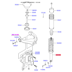 Амортизатор левый 55311-38610 Mobis