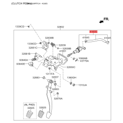 Циліндр зчеплення головний 41605-3S000 Mobis