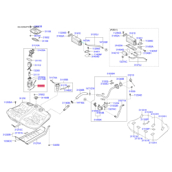 Датчик, запас палива 94460-3R000 Mobis