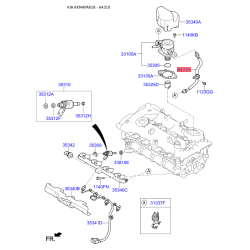 Паливопровід 35305-2E600 Mobis