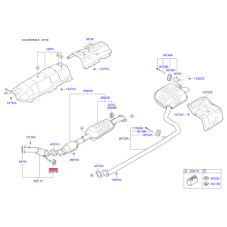 Подушка кріплення випускної системи 28761-C1100 Mobis