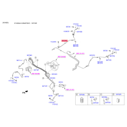 Шланг гальмівний правий 58738-1R000 Mobis