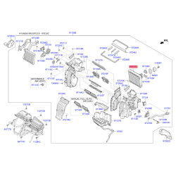 Испаритель, кондиционер 97139-F2000 Mobis