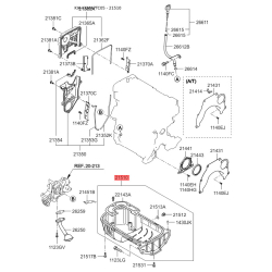 Масляный поддон 21510-26601 Mobis