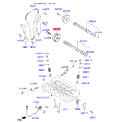 Шестерня, распределительный вал 24350-2E700 Mobis