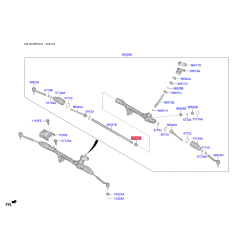 Втулка рейки рульового механізму 56521-F2000 Mobis