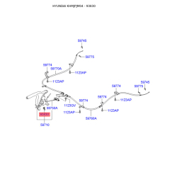 Выключатель, привод стояночного тормоза 93830-2E000 Mobis