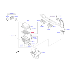 Фільтр повітряний 28113-3Z100 Mobis
