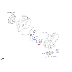 Маслонасос в сборе АКПП 48150-02400 Mobis